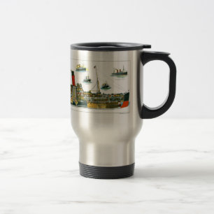 Caneca Térmica Forro de oceano britânico RMS da litografia do