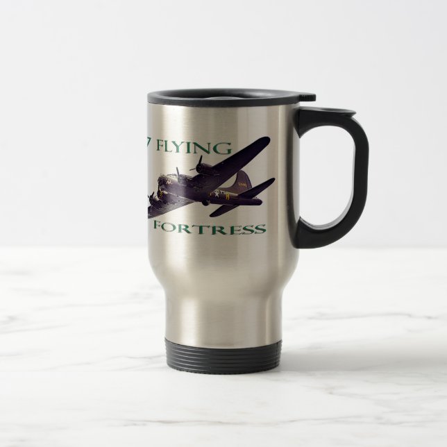 Caneca Térmica Fortaleza do vôo B17 (Direita)
