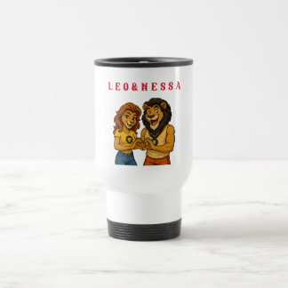 Caneca Térmica Forte Juntos - Leo & Nessa