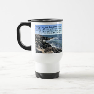 Caneca Térmica Foto da Bíblia da Fiabilidade de Deus do Oceano Ve