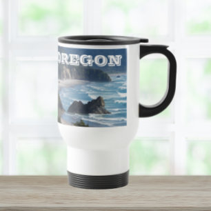 Caneca Térmica Foto de Oregon Coastline