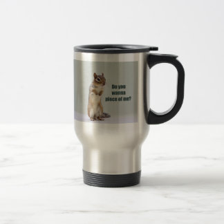 Caneca Térmica Foto Engraçada de Esquilo