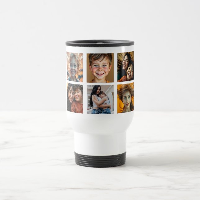 Caneca Térmica Foto personalizada da melhor mãe de sempre (Centro)