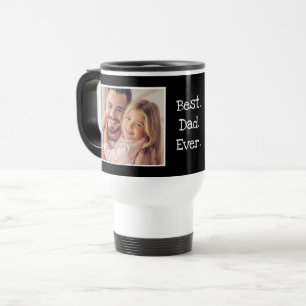 Caneca Térmica Foto personalizada do melhor Pai da família nunca