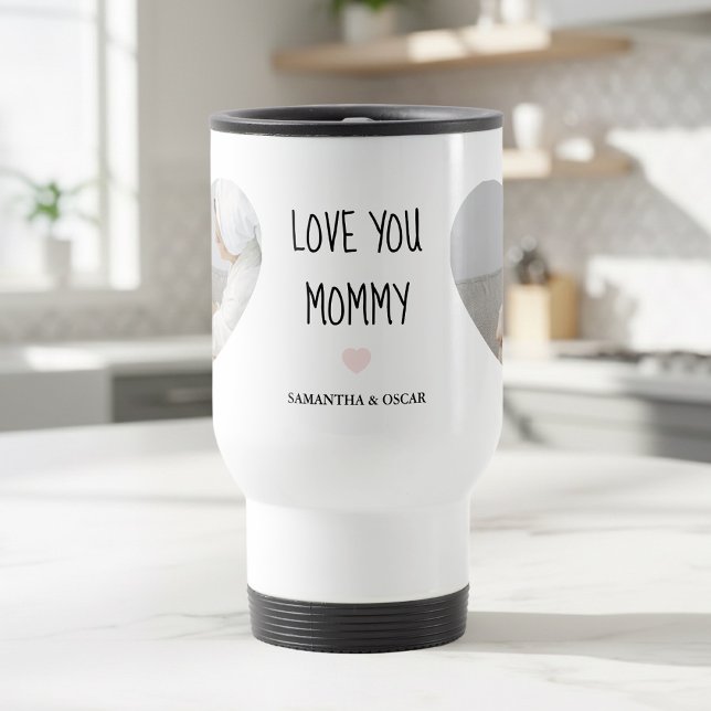 Caneca Térmica Foto Personalizada “Eu Te Amo Mamãe” | Presente Pe (Criador carregado)
