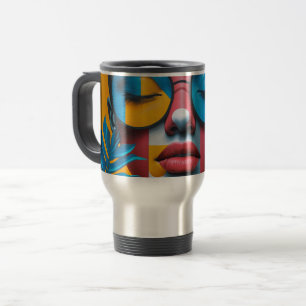 Caneca Térmica Foto Personalizada Moderna Fria Elegante Crie a Su