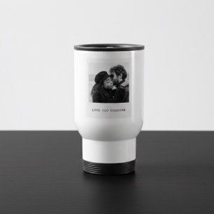 Caneca Térmica Foto Personalizada – Te Amo Para Sempre
