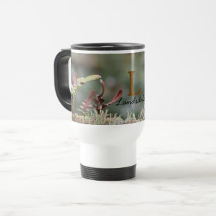 Caneca Térmica Fotografia da Natureza Nome da Família Monograma