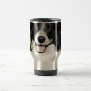 Caneca Térmica Fotografia de um cachorro feliz