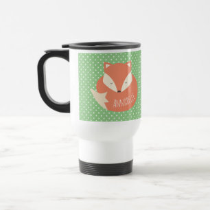 Caneca Térmica Fox bonito personalizado do sono