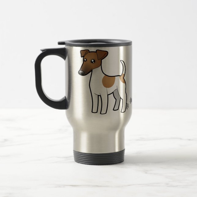 Caneca Térmica Fox liso Terrier dos desenhos animados (Esquerda)