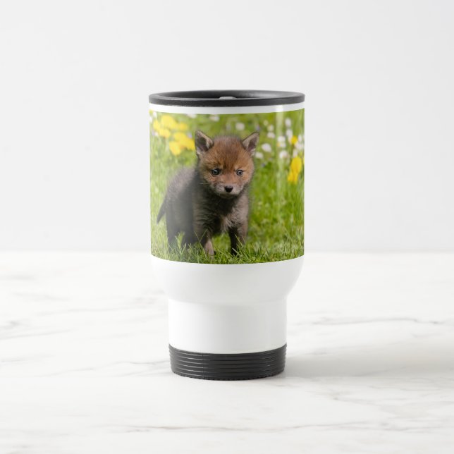 Caneca Térmica Fox Vermelha Fresca Fresca Fresca Termocopo Selvag (Centro)