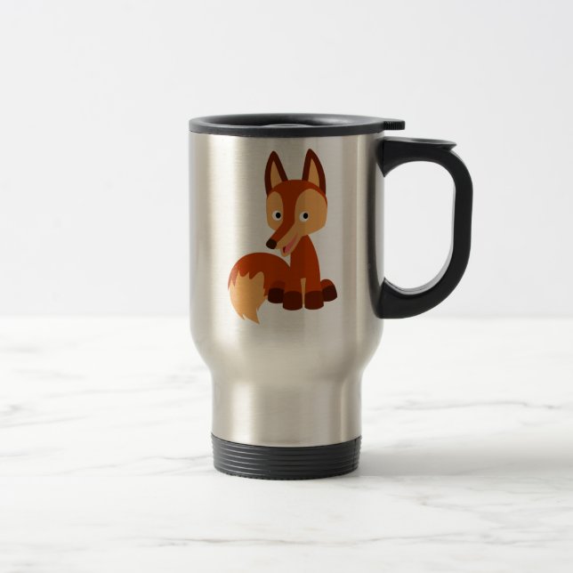 Caneca Térmica Fox Viagem ao trabalho Tumg, Cute Cunhado (Direita)