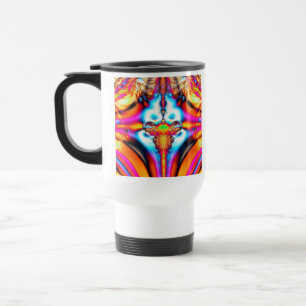 Caneca Térmica Fractal 93, Viagem/Canhão Viagem ao trabalho