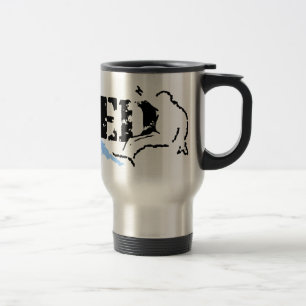 Caneca Térmica fragmento. snowboard.