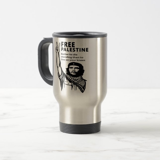 CANECA TÉRMICA FREE PALESTINE (Frente Esquerda)