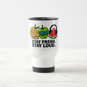Caneca Térmica Frutas Pop‑Art Frescas e Vibrantes