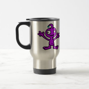 CANECA TÉRMICA FUNÇÃO CIENTÍFICA DE FUNDO DE CARTÃO DE ALIEN