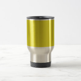 Caneca Térmica Fundo Amarelo Sólido Vibrante