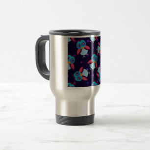 Caneca Térmica fundo do padrão coruja