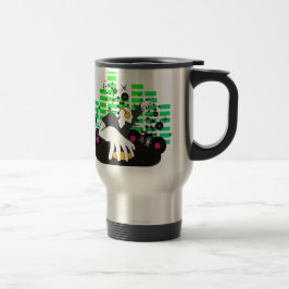 Caneca Térmica funky DJ
