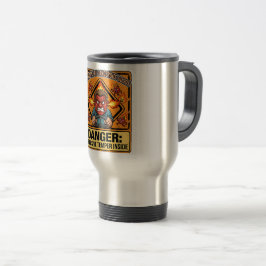 Caneca Térmica Funny ADR Trucker Thermos Mug | Explosive Temper