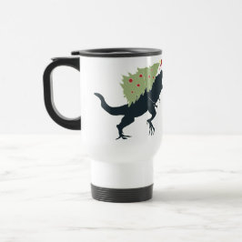 Caneca Térmica Funny Festive Dino Christmas