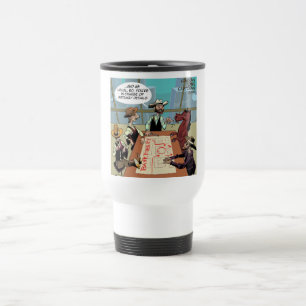 Caneca Térmica Funny Horse Bank Robber