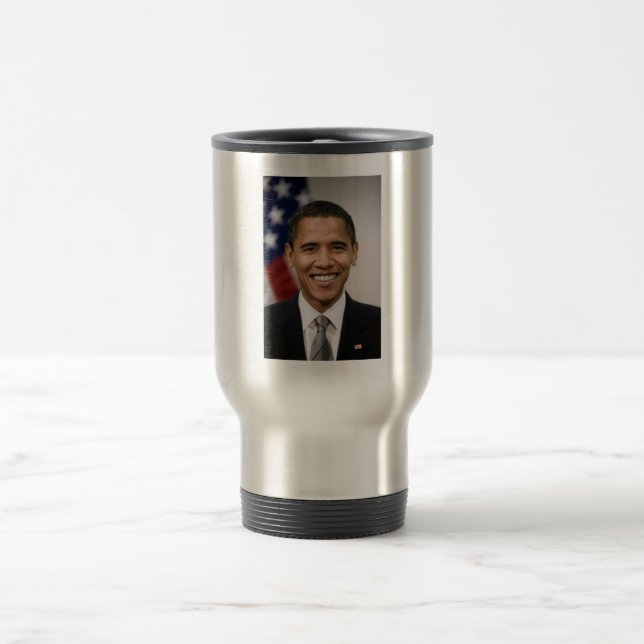 Caneca Térmica Gabinete do Presidente Eleitor Barack Obama (Centro)
