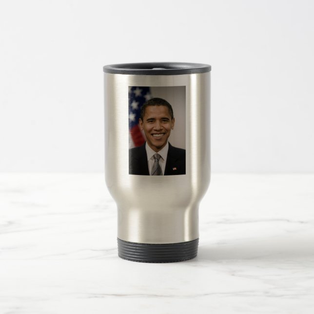 Caneca Térmica Gabinete do Presidente Eleitor Barack Obama (Centro)