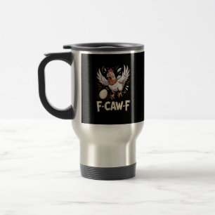 Caneca Térmica Galinha F-Caw-F Divertida Criativa Casual
