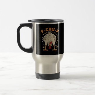 Caneca Térmica Galinha F-Caw-F engraçada Galinha F-Caw-F engraçad