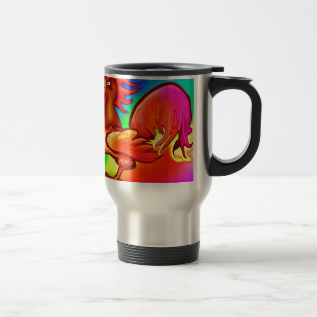 Caneca Térmica Galo de Fotos (Direita)