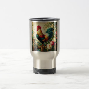 Caneca Térmica Galo rústico/vintage