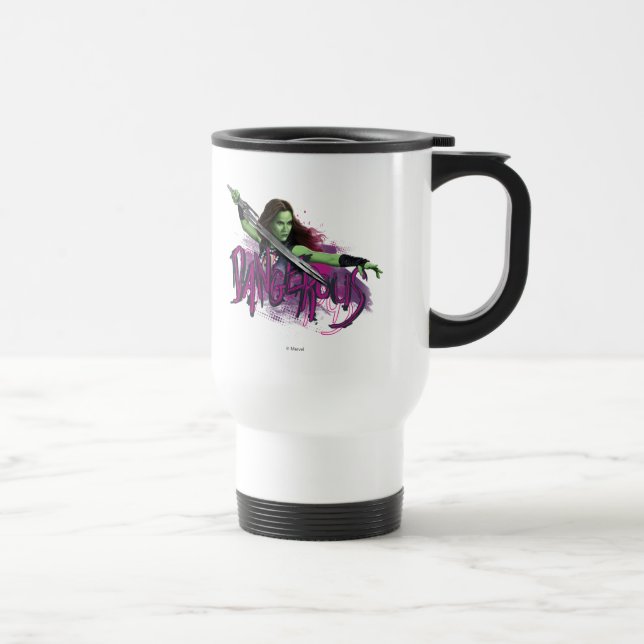 Caneca Térmica Gamora: Perigoso (Direita)