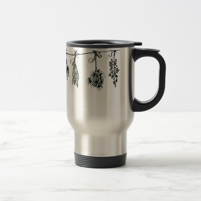 Caneca Térmica Garden Herbs basil dll oregano thyme sage (Direita)