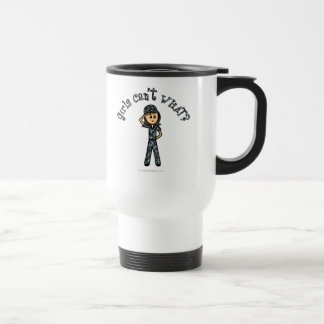 Caneca Térmica Garota Marinho Azul Claro