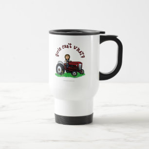 Caneca Térmica Garota Vermelha Clara