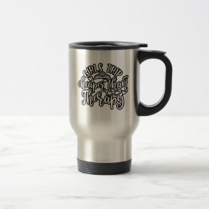 Caneca Térmica Garotas Design Engraçadas Viajam Mais Baratas Que