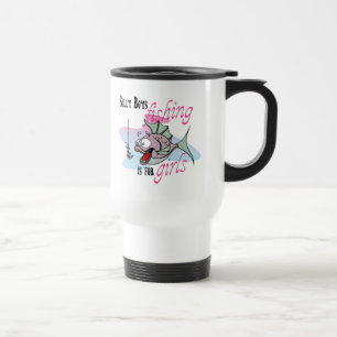 Caneca Térmica Garotos Bobos pescando para meninas pescando camis