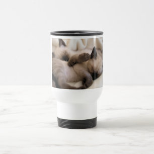 Caneca Térmica Gatinho Siamese bonito do gato do animal de