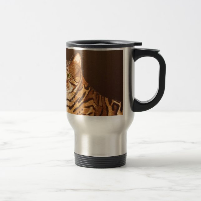 Caneca Térmica Gato de Bengal (Direita)