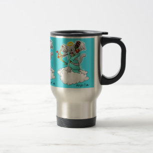 Caneca Térmica Gato de Cupido de Cinza de Smokey dia de os namora