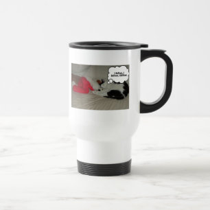 Caneca Térmica Gato de Kitty de Natal