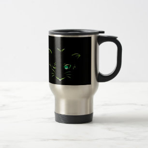 Caneca Térmica gato do ladrão do logotipo