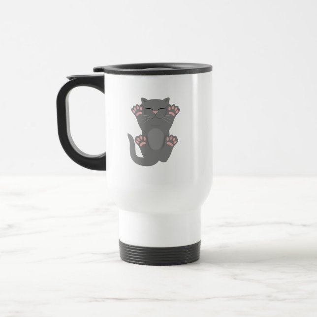 Caneca Térmica Gato Dormindo (Esquerda)
