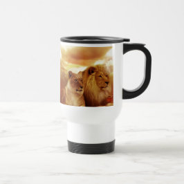 Caneca Térmica Gato Gatos selvagens listra impressão diy Aniversá