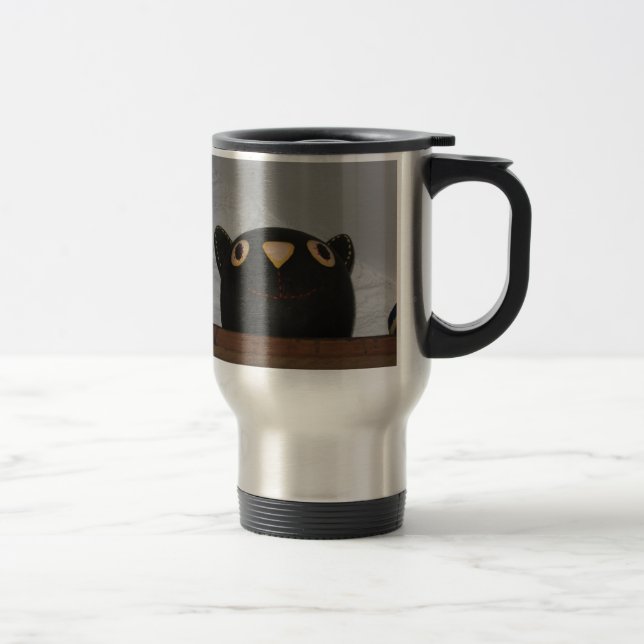 Caneca Térmica Gato Negro (Direita)