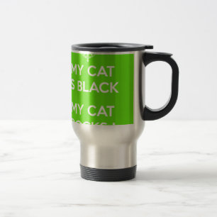 Caneca Térmica Gato negro rocha