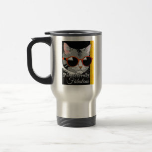 Caneca Térmica Gato Pawsitivamente Fabuloso